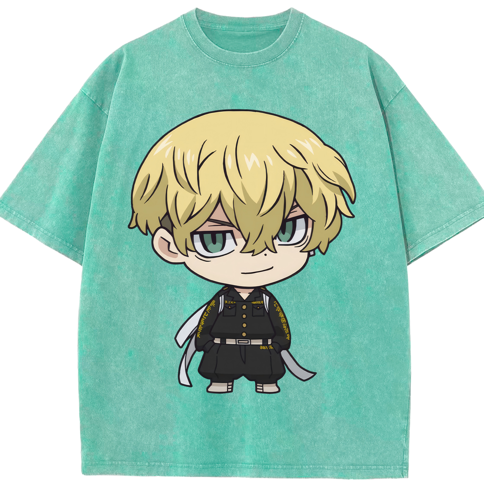 （画像用） 東京リベンジャーズ Tokyo Revengers 綿100% ヴィンテージ風 半袖Tシャツ（フロントプリント）
